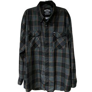 Jack Daniel's Black/Charcoal/Rust Dixxon Flannel | 3XL